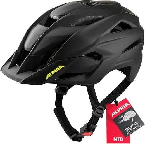 Alpina Kamloop Helm black/neon yellow matt