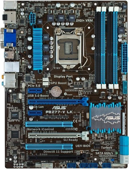 ASUS P8Z77-V LK (Intel 1155)