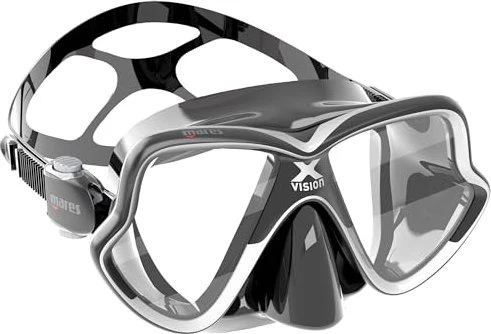 Mares X-Vision Mid Zweiglasmaske schwarz
