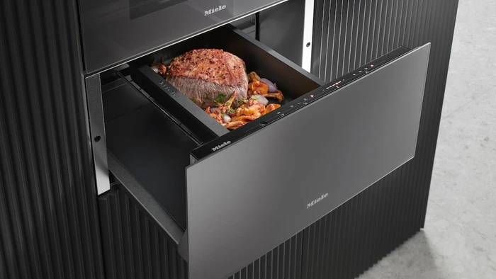 Miele ESW 7020 Wärmeschublade obsidianschwarz matt