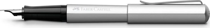 Faber-Castell Füller Hexo silber, rechte Hand, mittel