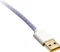 Ducky Premicord Spiralkabel USB-C auf USB-A, Tastaturkabel (Spiral-Textilkabel), 1.8m, Iris Vorschaubild