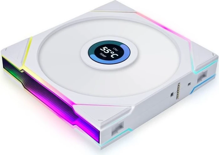 Lian Li Uni Fan TL LCD 140 RGB, weiß, 140mm