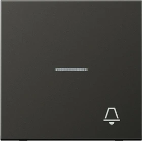Jung Serie LS Wippe mit Lichtleiter Symbol Klingel 1fach, anthrazit