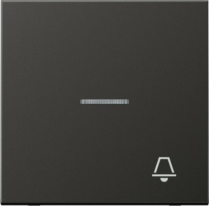 Jung Serie LS Wippe mit Lichtleiter Symbol Klingel 1fach, anthrazit