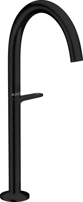 hansgrohe Axor One Waschtischarmatur 48030670 Ausladung 165mm, für Waschschüsseln, mit Push-Open Ablaufgarnitur, mattschwarz Image