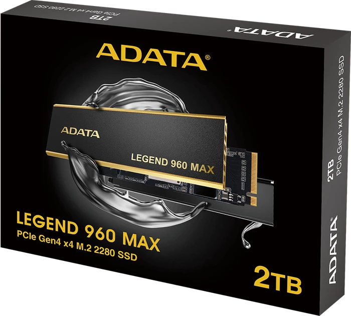 ADATA LEGEND 960 MAX 2TB, M.2 2280 / M-Key / PCIe 4.0 x4, Kühlkörper