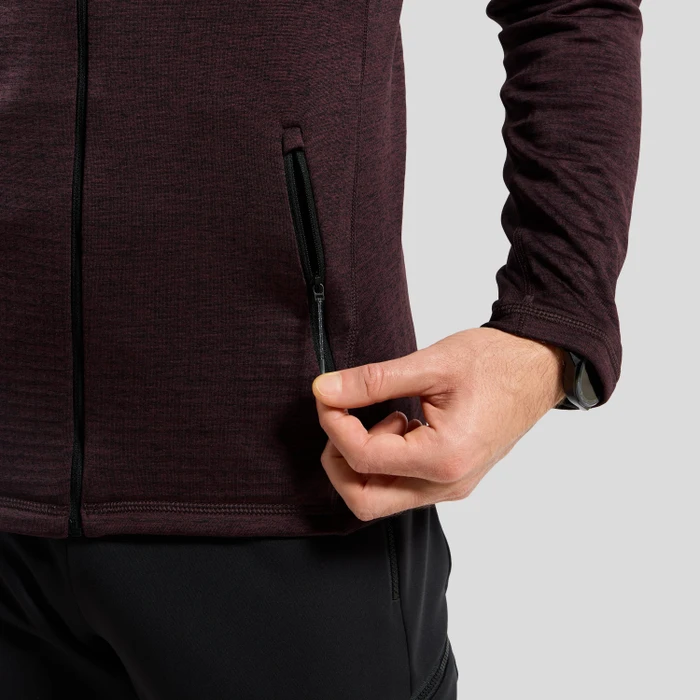 Odlo Tencia Mid Layer Jacke fudge melange (Herren)