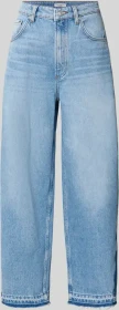 Marc O'Polo Enni Wide Barrel Cropped mit Ananasblattfasern Jeans medium blue (Damen)