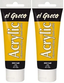 Kreul el Greco Acrylic Ink Acrylfarbe, gold, 75ml