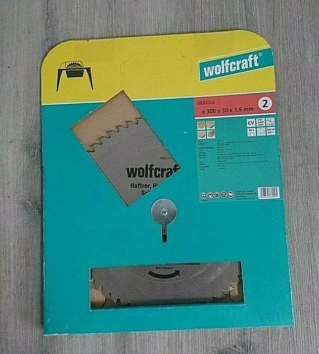 Wolfcraft Serie Rot Kreissägeblatt 56Z, 300x1.6x30mm, 1 Stück
