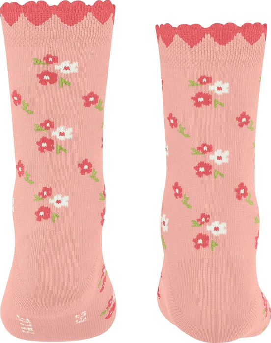 Falke Ditsy Flowers Socken peach perl (Junior)