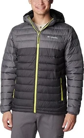Columbia Powder Lite Hooded Jacke shark/city grey (Herren)