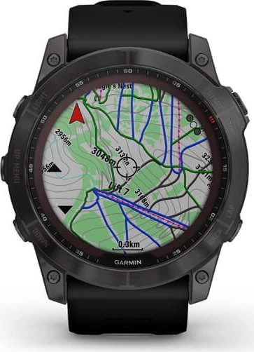 Garmin Fenix 7X Sapphire Solar slate grey titanium/black