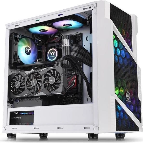 Thermaltake Commander C31 ARGB Snow Edition, Glasfenster
