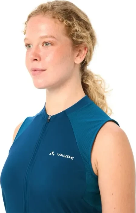 Vaude Matera FZ Trikot ärmellos shore blue (Damen)