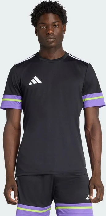 adidas Squadra 25 Trikot kurzarm black/purple rush/semi solar slime (Herren)