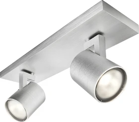 Philips Runner Spot 2-flammig alu