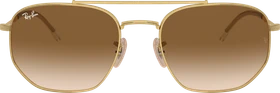 Ray-Ban RB3707 54mm poliert gold/braun