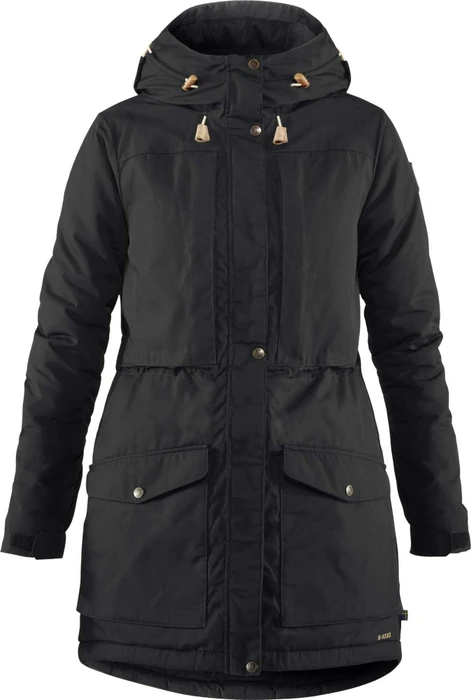 Fjällräven Singi Wool Funktionsmantel schwarz (Damen)