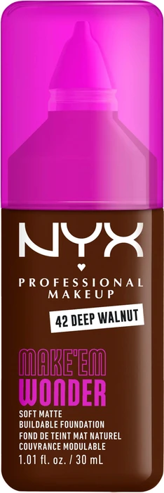 NYX Make 'EM Wonder Soft Matte Foundation 41 deep walnut, 30ml