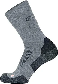 Bergzeit Basics Merino Wandersocken gray melange