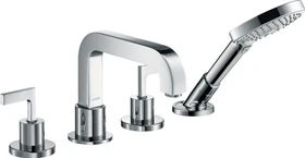 Hansgrohe Axor Citterio 4-Loch Wannenkombination mit Hebelgriff chrom