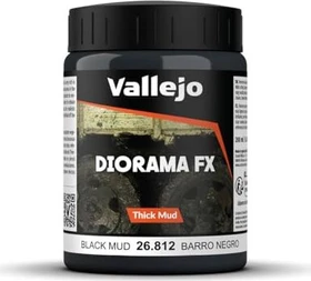 Vallejo Weathering Effects Thick Mud black, 200ml