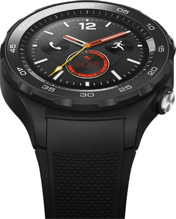 Huawei Watch 2 mit Sportarmband schwarz