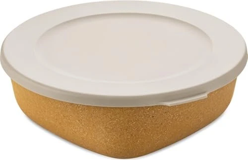 koziol Connect Box 1.3 mit Deckel Speisegefäß 1.3l nature wood