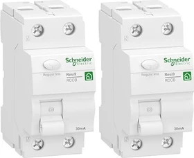 Schneider Electric Fehlerstrom-Schutzschalter Resi9 2P 25A 30mA Typ A