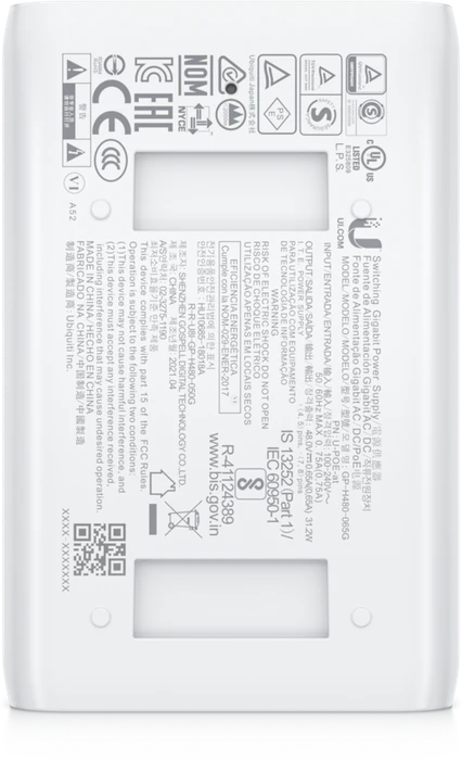 Ubiquiti Desktop Gigabit PoE-Injektor, 2x RJ-45, 30W PoE+