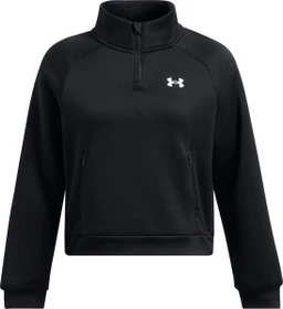 Under Armour Fleece Pro Zip Sweatshirt schwarz/weiß (Damen)