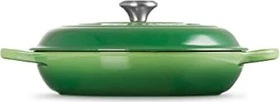 Le Creuset Gourmet-Profitopf Bräter aus Gusseisen rund 30cm 3.5l bamboo green