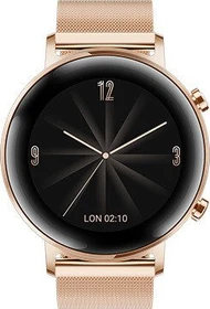 Huawei Watch GT 2 Elegant 42mm gold mit Milanaise-Armband refined gold
