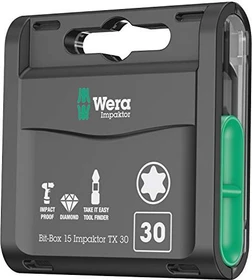 Wera 867/1 IMP DC Impaktor Torx Bit 1/4", T30x25mm, 15 Stück