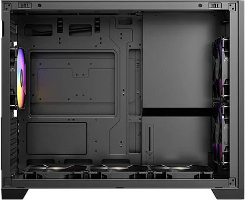 Antec Flux M, schwarz, Glasfenster