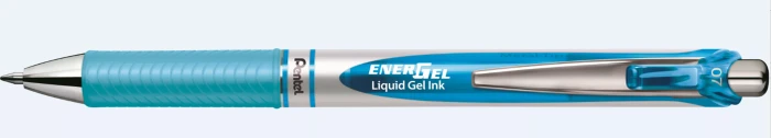 Pentel EnerGel XM BL77 Gelroller hellblau/silber, 12er-Pack