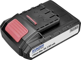 Kunzer AkkuPowerPack Werkzeug-Akku 18V, 2.0Ah, Li-Ionen [2.0Ah] [36Wh]
