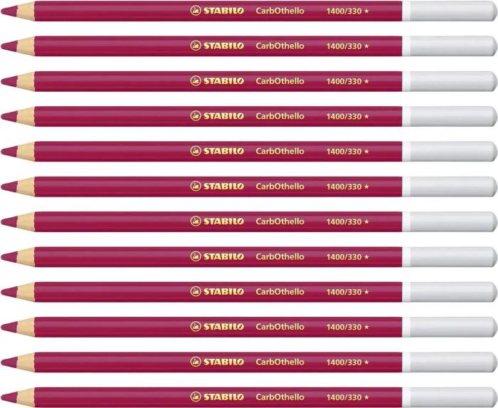 STABILO CarbOthello Kreidestift purpur, 12er-Pack