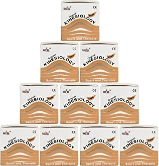 Nasara Kinesiology Tape Rolle 5cm x5m beige