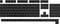 Endorfy PBT Keycaps, Kunststoff (PBT) Double-Shot, schwarz, 124 Tasten, ANSI-US Vorschaubild