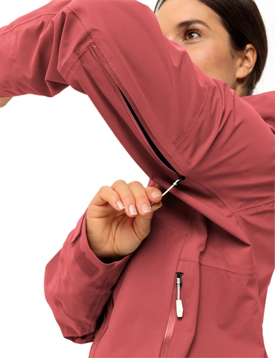 Vaude Monviso 3L Skijacke brick uni (Damen)