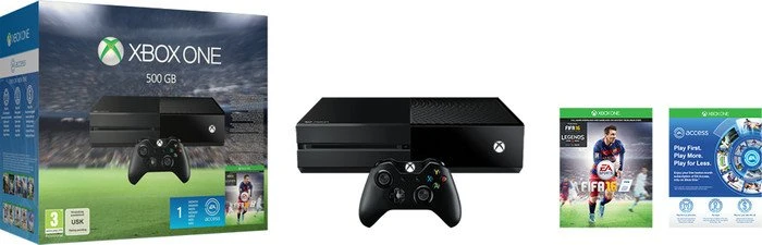 Microsoft Xbox One - 500GB FIFA 16 Bundle schwarz