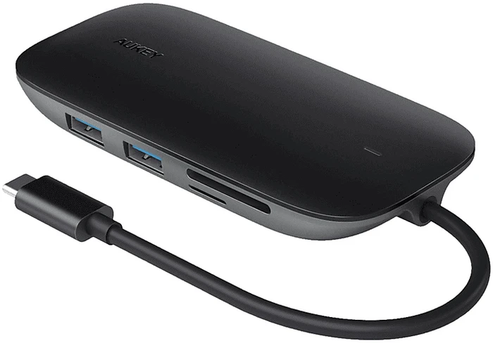 Aukey CB-C71 8 in 1, USB-C 3.0 [Stecker]