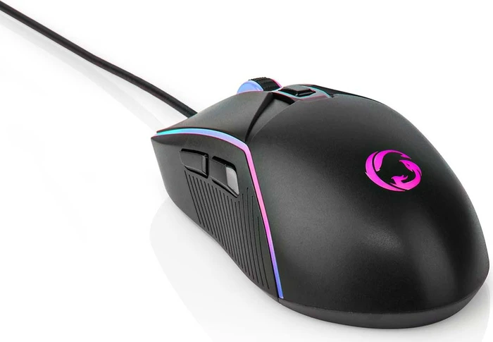 Nedis Gaming Mouse 7200dpi, schwarz, USB