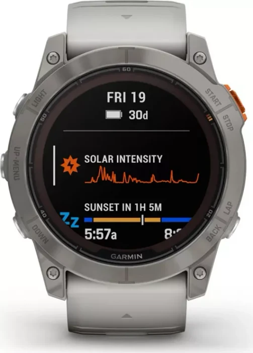 Garmin Fenix 7X Pro Sapphire Solar fog grey/titanium