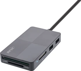 InLine Multi Cardreader Hub, USB-C 3.0/USB-A 3.0 [Stecker] (66772F)