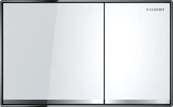 Geberit Sigma60 Betätigungsplatte Glas weiß