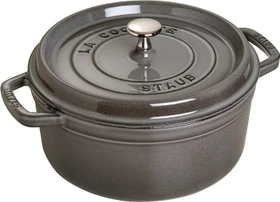 Zwilling Staub Cocotte Schmortopf rund 26cm 5.2l grafitgrau